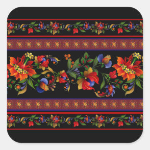 Kyiv Black Square Sticker