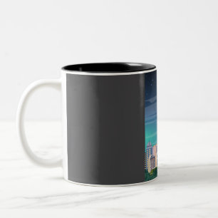 Kyiv Kiev Ukraine Motherland Monument Vintage Mini Two-Tone Coffee Mug