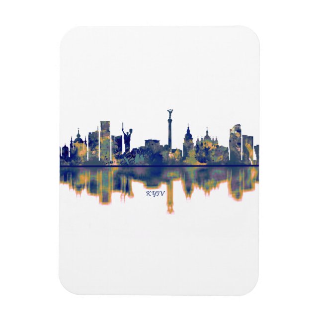Kyiv Skyline Magnet (Vertical)