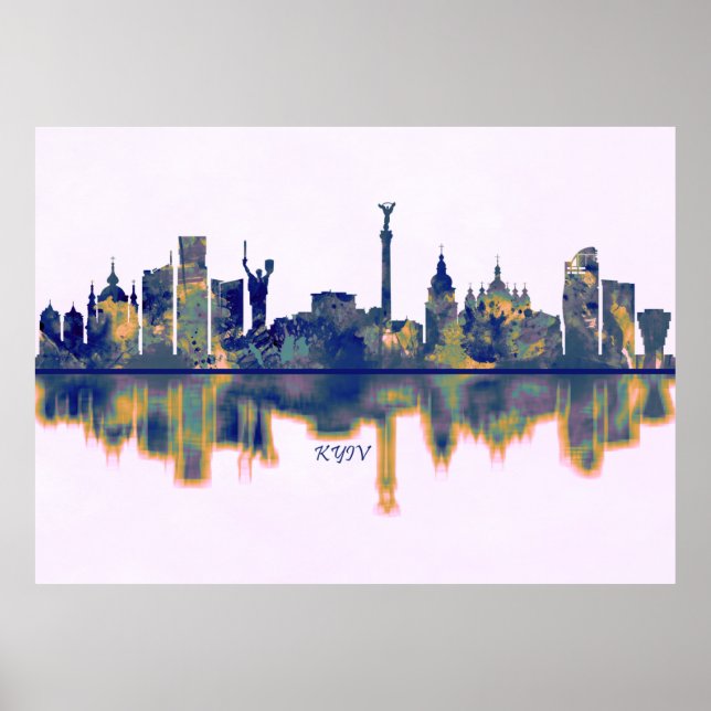 Kyiv Skyline Poster (Front)