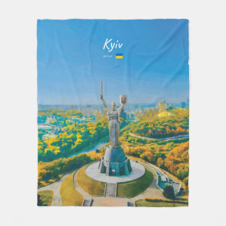 Kyiv, Ukraine - Mother Ukraine Monument Fleece Blanket