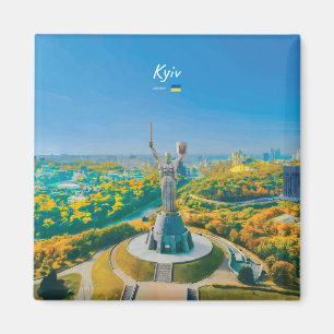 Kyiv, Ukraine - Mother Ukraine Monument Magnet