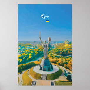 Kyiv, Ukraine - Mother Ukraine Monument Poster