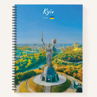 Kyiv, Ukraine - Mother Ukraine Monument Spiral Notebook