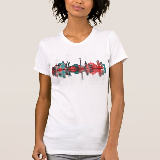 Kyiv Ukraine Skyline T-Shirt (Front)