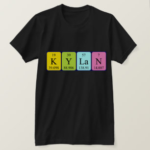 Kylan periodic table name shirt