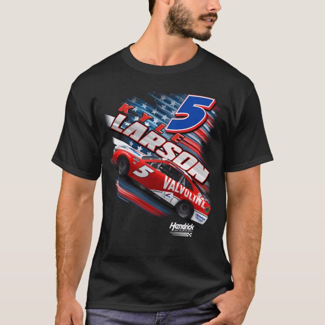 Kyle Larson 5 Valvoline T-Shirt (Front)