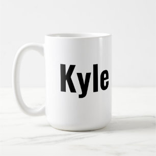 Kyle Mens Name, Coffee Mug