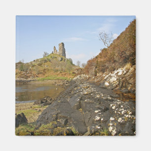Kyleakin, Scotland. The ancient ruins of Magnet