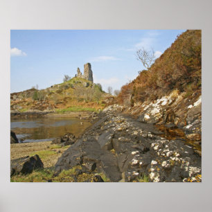 Kyleakin, Scotland. The ancient ruins of Poster