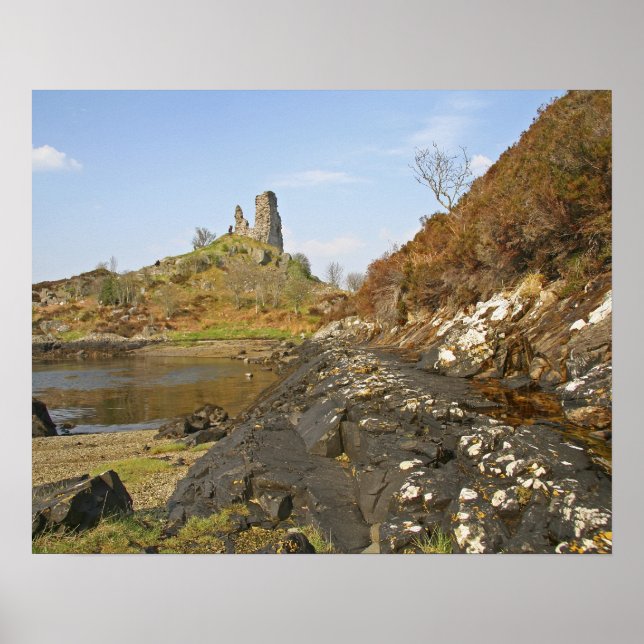 Kyleakin, Scotland. The ancient ruins of Poster (Front)