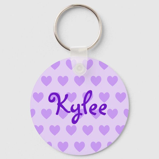 Kylee in Purple Key Ring (Front)