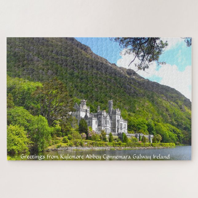 Kylemore Abbey Connemara Galway Ireland. Jigsaw Pu Jigsaw Puzzle (Horizontal)