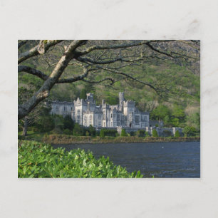 Kylemore Abbey In The Connemara Ireland Postcard