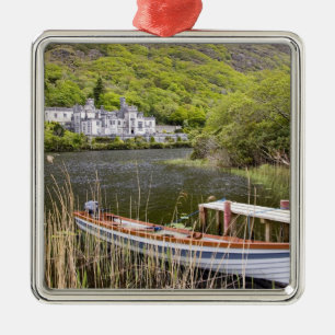 Kylemore Abbey, Ireland. Kylemore Abbey is Metal Ornament