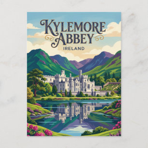 Kylemore Abbey Ireland Postcard