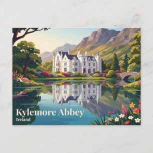Kylemore Abbey Ireland Postcard