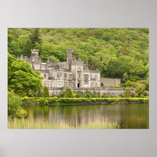Kylemore Abbey, Ireland Poster