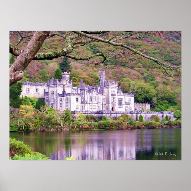 Kylemore Abbey Ireland Poster (Front)