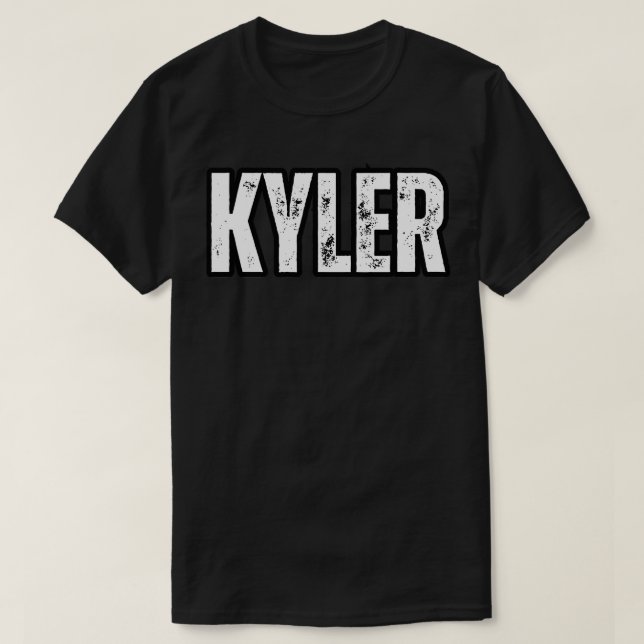 Kyler Name Gift Birthday Holiday Anniversary T-Shirt (Design Front)