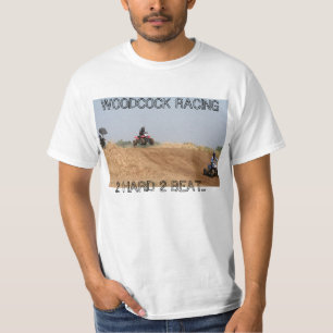 Kyles 1st race.01, WOODCOCK RACING 2 HARD 2 BEA... T-Shirt