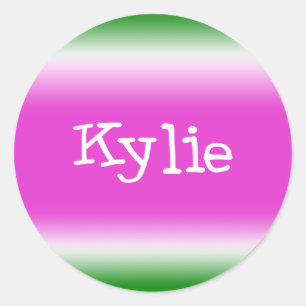 Kylie Classic Round Sticker