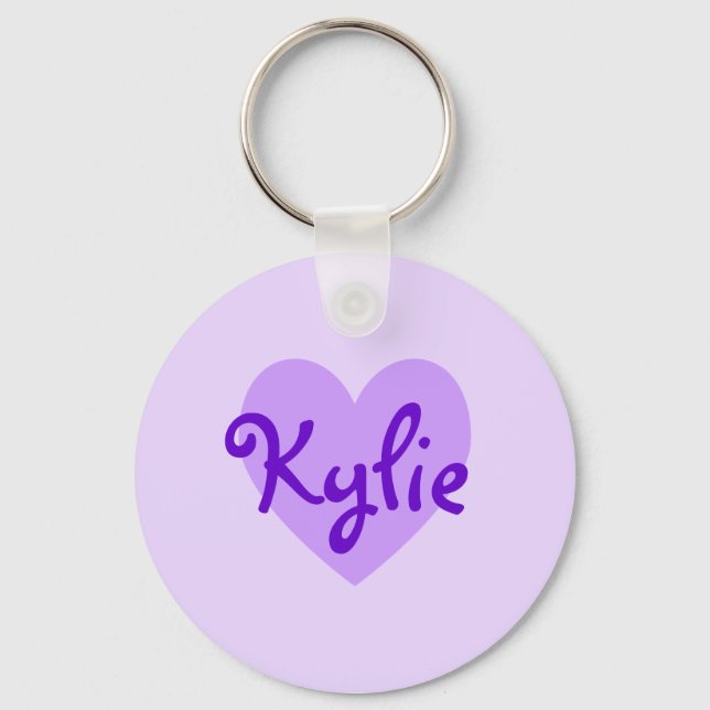 Kylie in Purple Key Ring (Front)