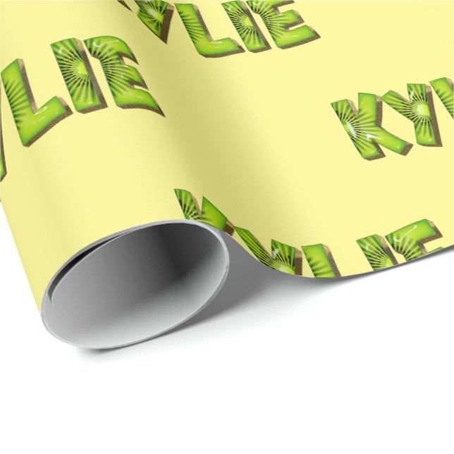 Kylie Kiwi Fruit Gift wrapping paper (Roll Corner)