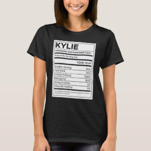 Kylie Nutrition Information Problem Solving Hard T-Shirt