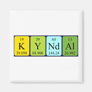 Kyndal periodic table name magnet