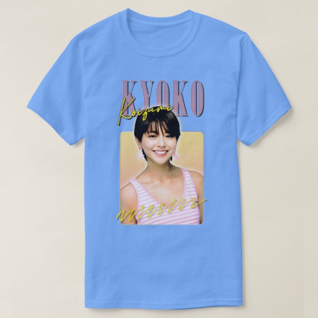 Kyoko Koizumi Retro 80s Fan Art Design T-Shirt (Design Front)