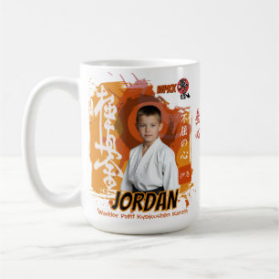 Kyokushin Dojo Student Orange Belt Commemoration Coffee Mug