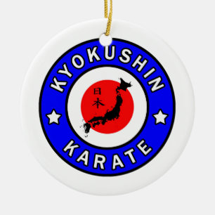 Kyokushin Karate Ceramic Ornament