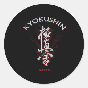 Kyokushin Karate Classic Round Sticker