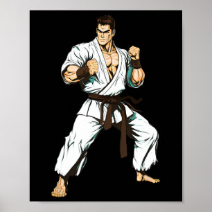 Kyokushin Karate Fighter - Japanese Martial Arts  Poster