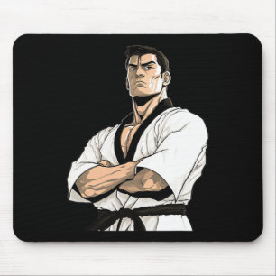 Kyokushin Karate Fighter - Martial Arts  Mouse Pad