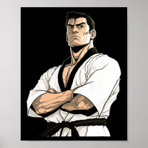 Kyokushin Karate Fighter - Martial Arts  Poster