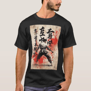 Kyokushin Karate Japanese Calligraphy Martial Arts T-Shirt
