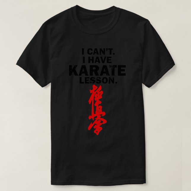 Kyokushin Karate Lesson 4 T-Shirt (Design Front)