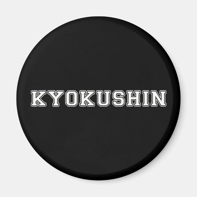 Kyokushin Karate Magnet (Front)