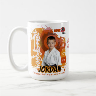 Kyokushin Karate Student Personalized Photo Coffee Mug