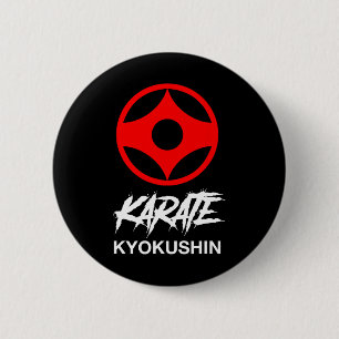 Kyokushin Karate Symbol Kyokushinkai Dojo Training 6 Cm Round Badge