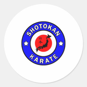 Kyokushin Karate T Shirt Classic Round Sticker