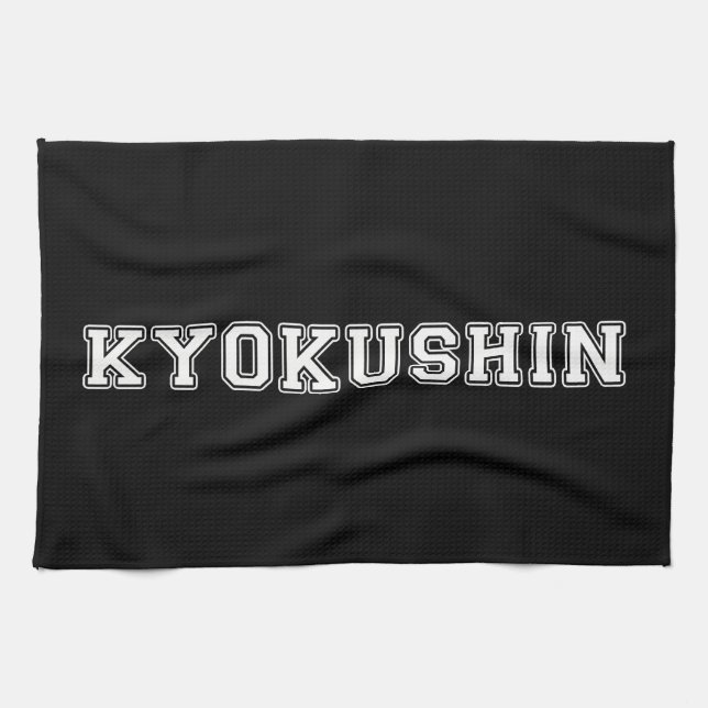 Kyokushin Karate Tea Towel (Horizontal)
