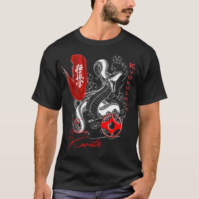 Kyokushin The Heart of Karate Budo T-Shirt (Front)