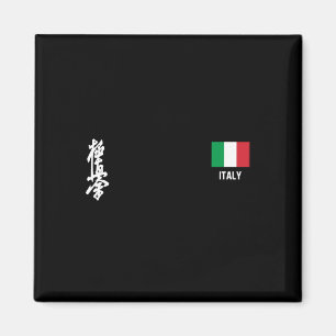 Kyokushinkai Karate Italy Dojo Training Italian Fl Magnet
