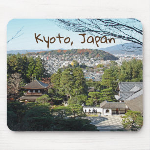 Kyoto & Ginkaku-ji temple, Japan Mouse Pad
