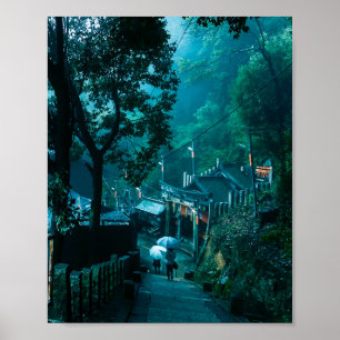 Kyoto Inari Shirne Forest Poster