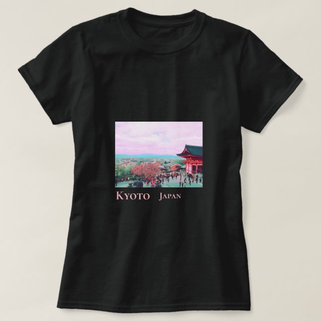 Kyoto Japan Cherry blossom in Spring travel T-Shirt (Design Front)