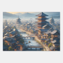 Kyoto Japan Landscape Travel Vintage